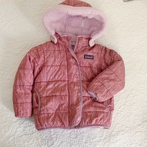 Toddler girls reversible Patagonia jacket